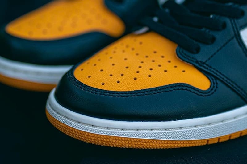 Air Jordan 1 Retro High OG 最新配色「Yellow Toe」細節近賞