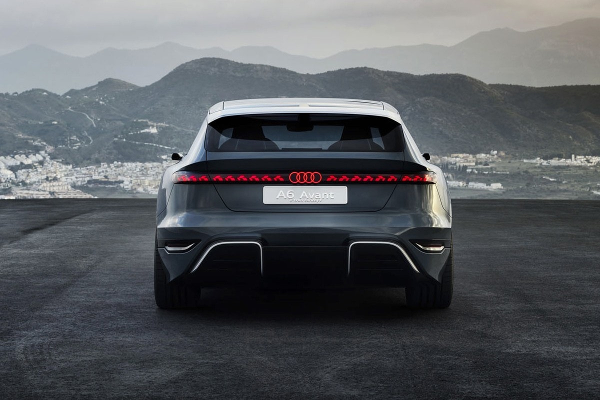 Audi 展示全新 A6 Avant E-Tron 概念旅行車
