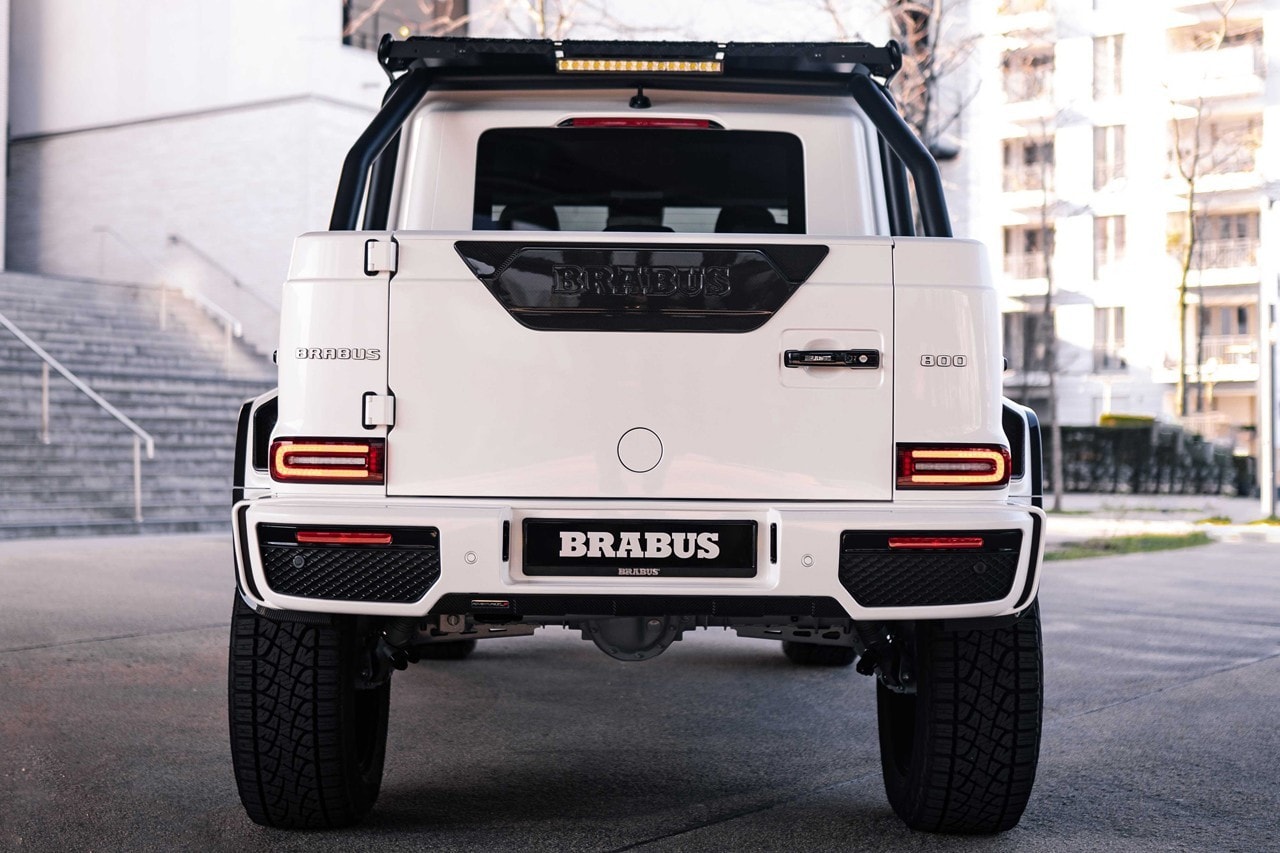 Brabus 打造 Mercedes-AMG G63 全白版本 Pick-up 豪改越野車