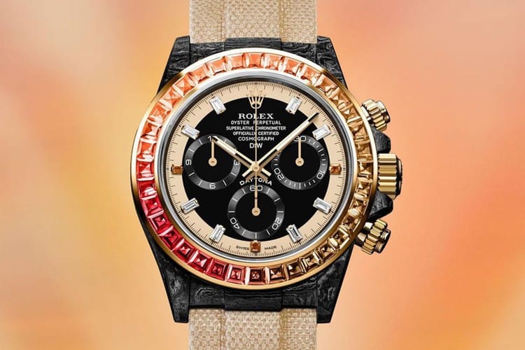 DiW 打造 Rolex Daytona 全新定製錶款「Rainbow Sunray」