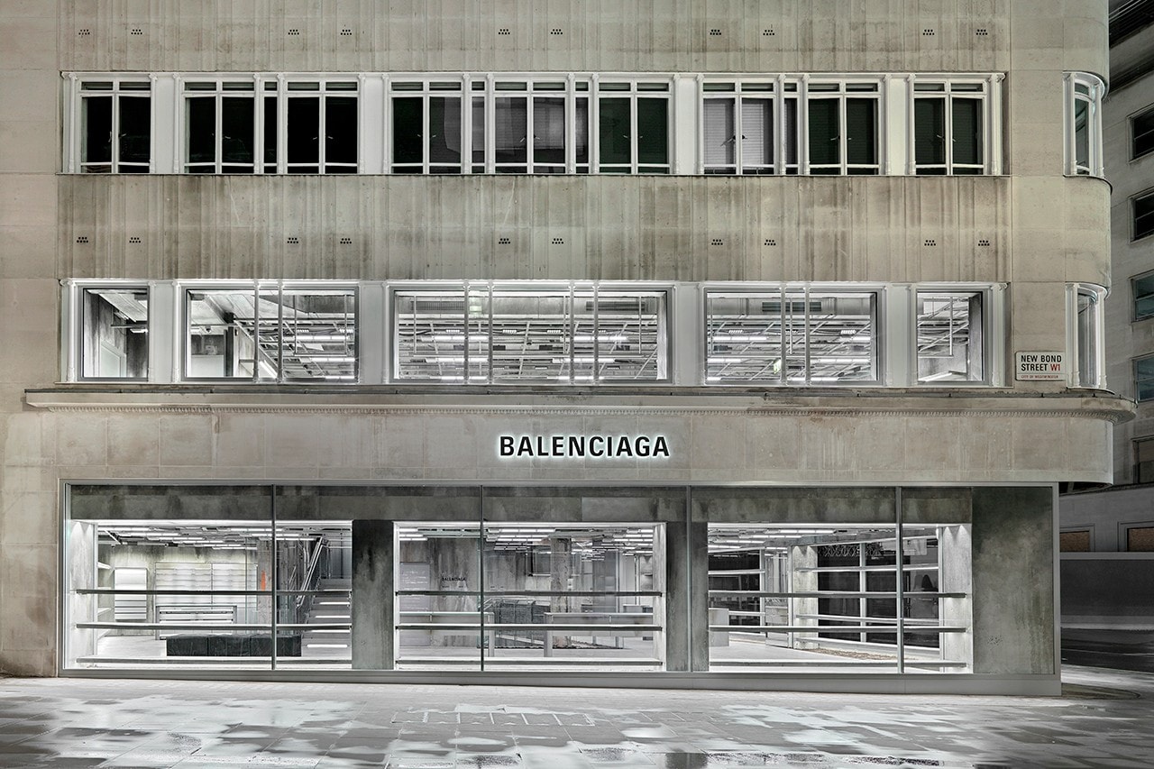 率先走进 Balenciaga 位于伦敦 New Bond Street 全新旗舰店空间