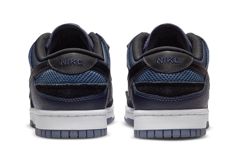 Nike Dunk Low Scrap 最新配色「Black/Navy」官方圖輯正式發佈