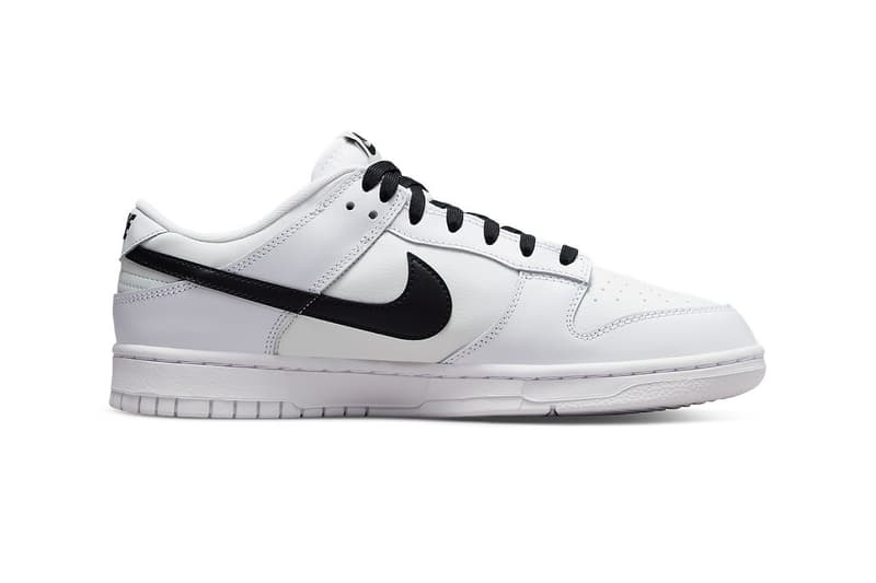 Nike Dunk Low 最新白黑配色「Reverse Panda」登场