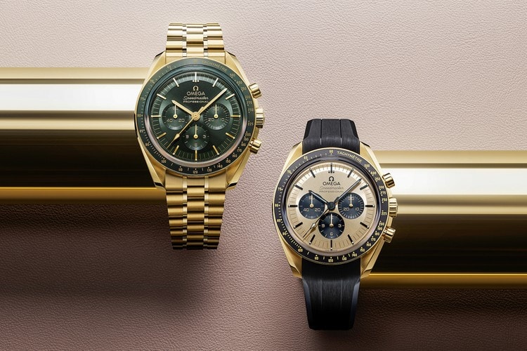 OMEGA 推出兩款全新 Moonshine Gold 材質 Speedmaster 腕錶