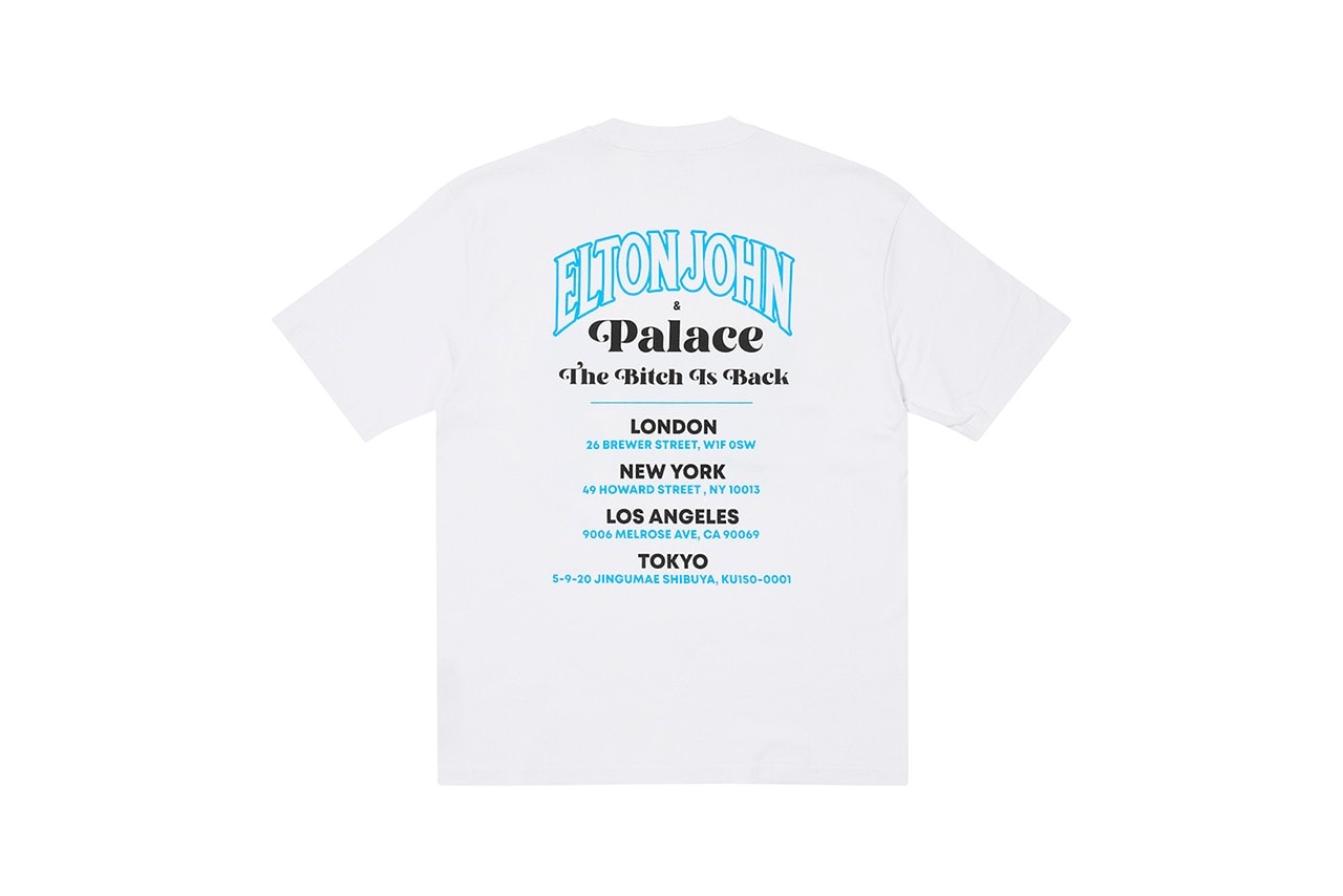 Palace x Elton John x Bravado 最新聯乘系列正式登場
