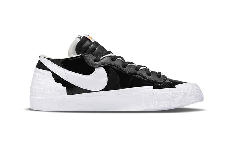 率先近賞 sacai x Nike Blazer Low 最新黑白漆皮鞋款官方圖輯