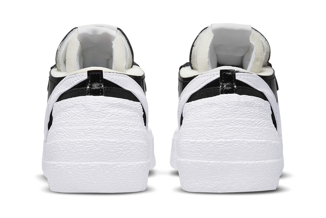 率先近賞 sacai x Nike Blazer Low 最新黑白漆皮鞋款官方圖輯
