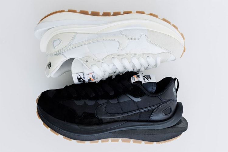 sacai x Nike Vaporwaffle 聯乘鞋款「Black/Gum」、「White/Sail」發售情報正式公佈