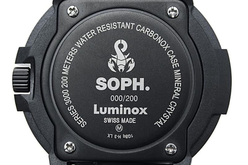 SOPHNET. 攜手 Luminox 推出全新聯名錶款