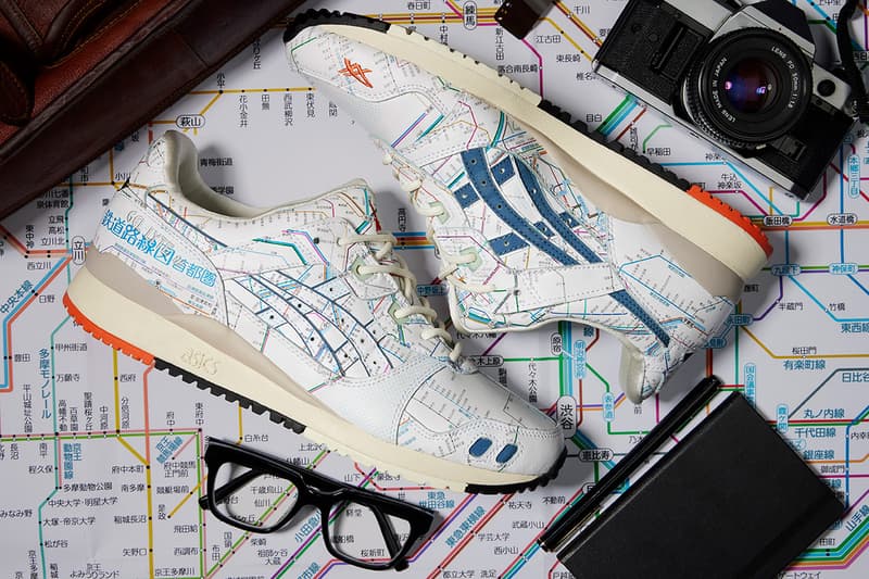 atmos x ASICS 推出全新地铁线路主题 GEL LYTE III OG 鞋款