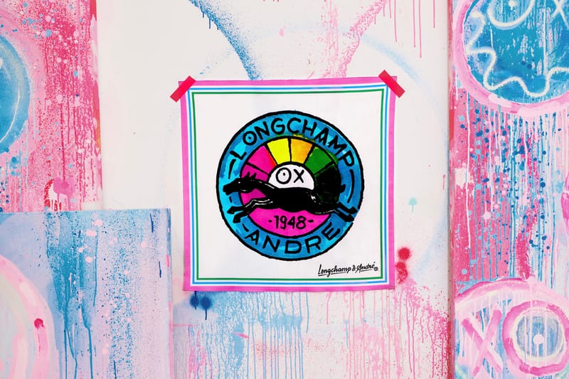 Longchamp 珑骧发布与涂鸦艺术家 André Saraiva 的合作产品
