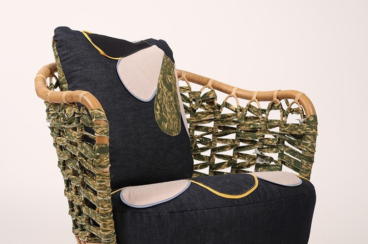 设计师 Camella Ehlke 使用 Off-White™ 废弃面料制作座椅套件