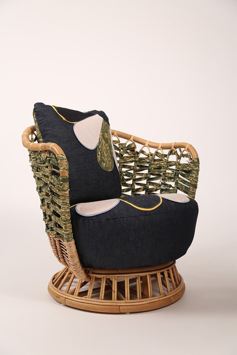 设计师 Camella Ehlke 使用 Off-White™ 废弃面料制作座椅套件