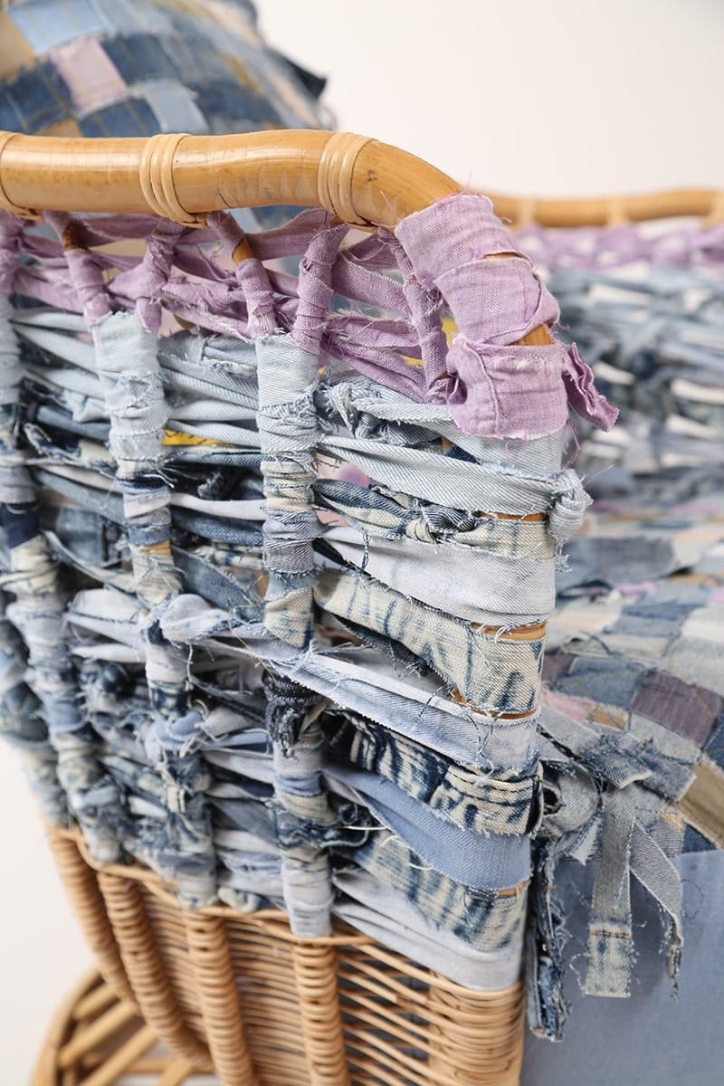 设计师 Camella Ehlke 使用 Off-White™ 废弃面料制作座椅套件