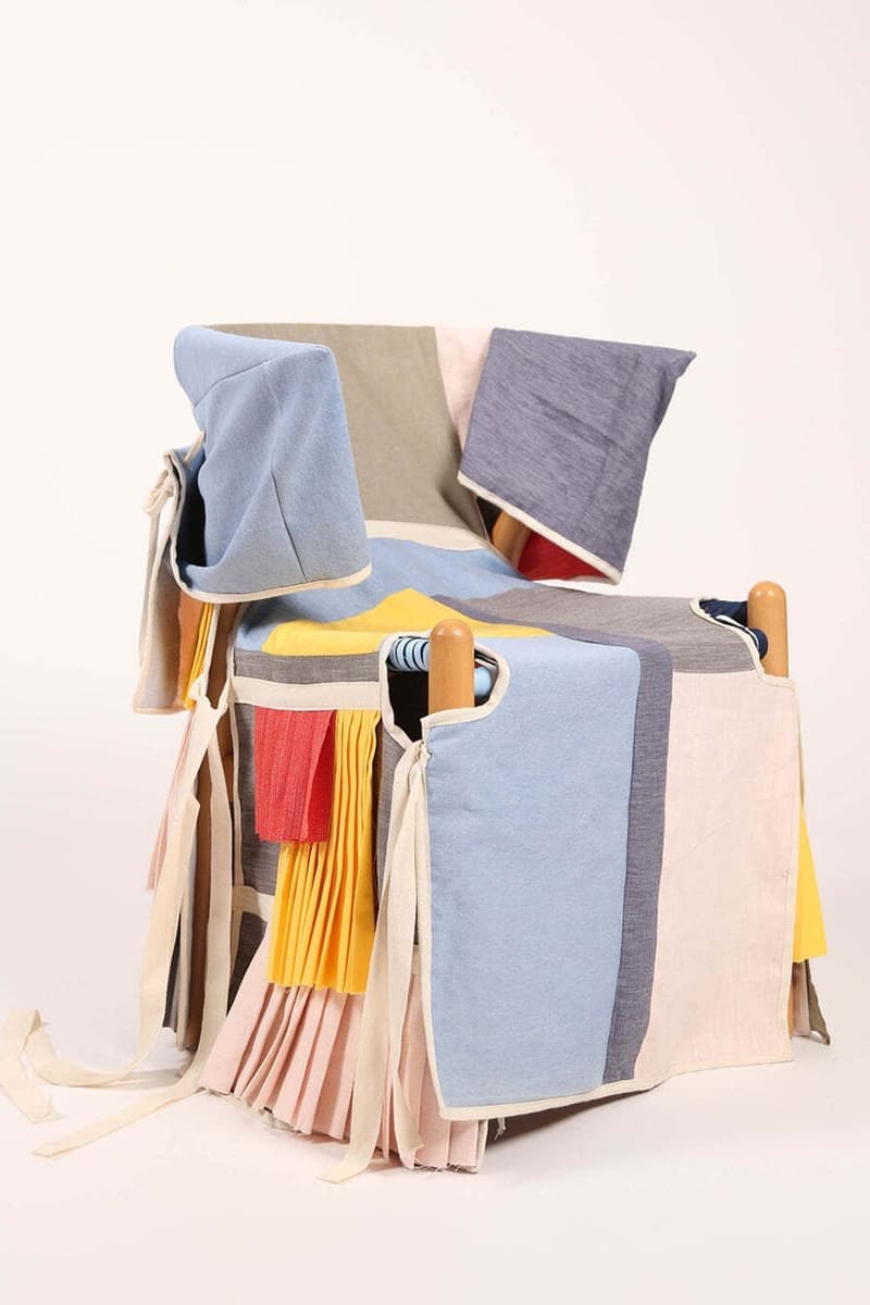 设计师 Camella Ehlke 使用 Off-White™ 废弃面料制作座椅套件