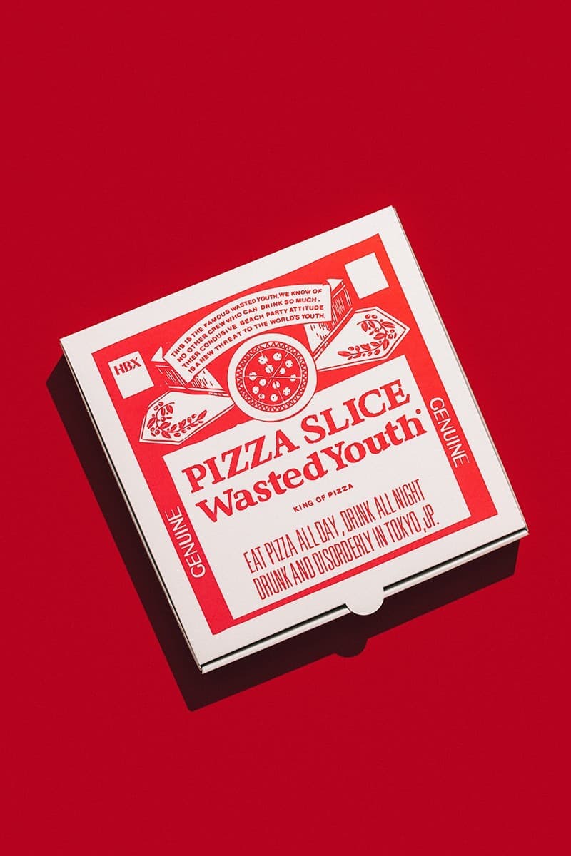 Wasted Youth x PIZZA SLICE 联手推出 HBX 胶囊系列