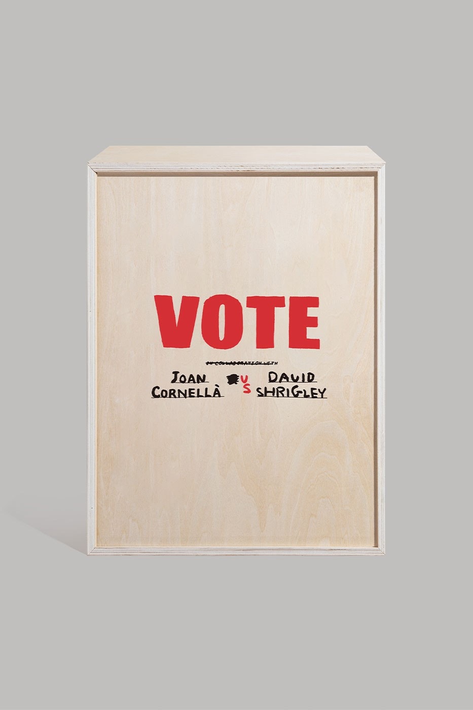 David Shrigley 携手 Joan Cornellà 推出合作系列「VOTE」