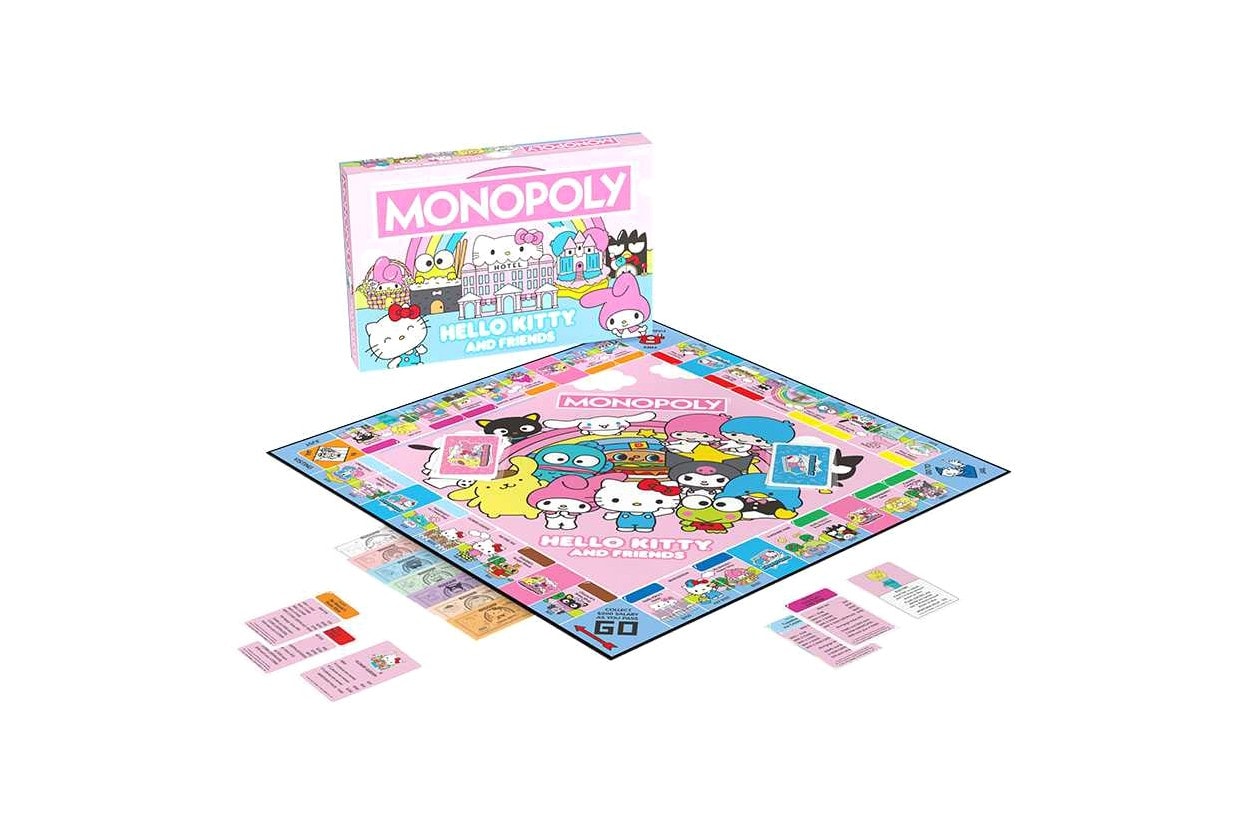 Monopoly 推出全新特別版「Hello Kitty & Friends」主题大富翁桌游