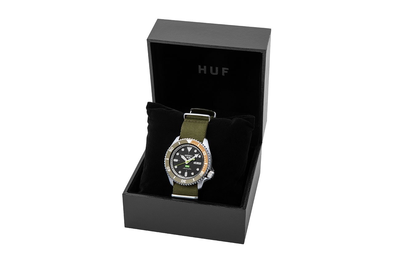 HUF x Seiko 5 Sports 最新聯名系列錶款正式登場