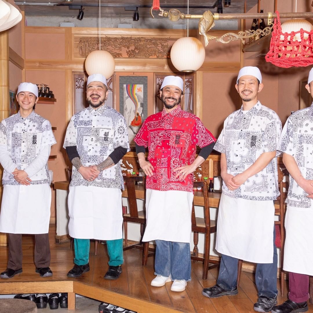 MIYAGIHIDETAKA 為原宿知名烏龙麵餐館「麵散」打造制服