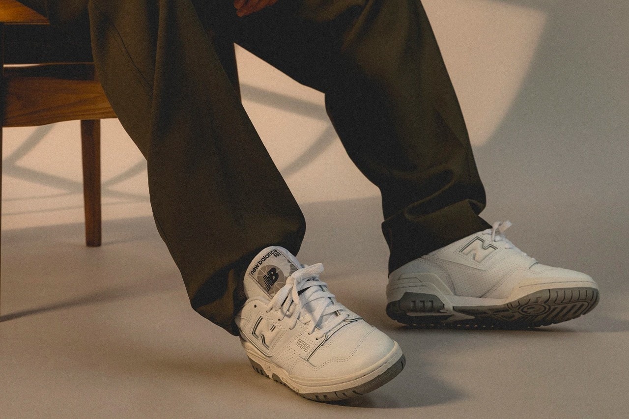 New Balance 550 人氣復古鞋款配色「White/Gray」確定補貨回歸