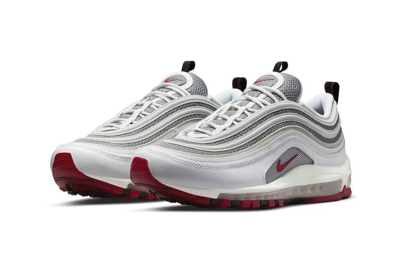 Nike Air Max 97 最新配色「White Bullet」官方圖輯释出