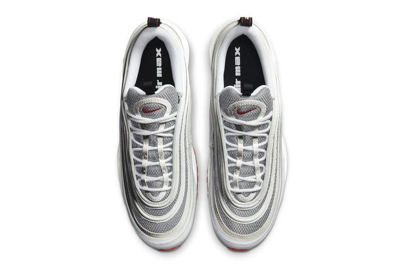 Nike Air Max 97 最新配色「White Bullet」官方圖輯释出