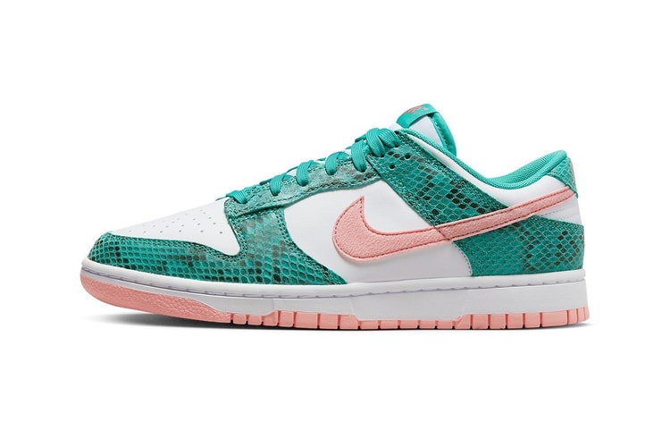 Nike Dunk Low 最新配色「Green Snakeskin」官方圖释出