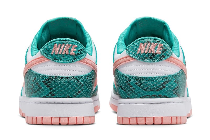 Nike Dunk Low 最新配色「Green Snakeskin」官方圖释出