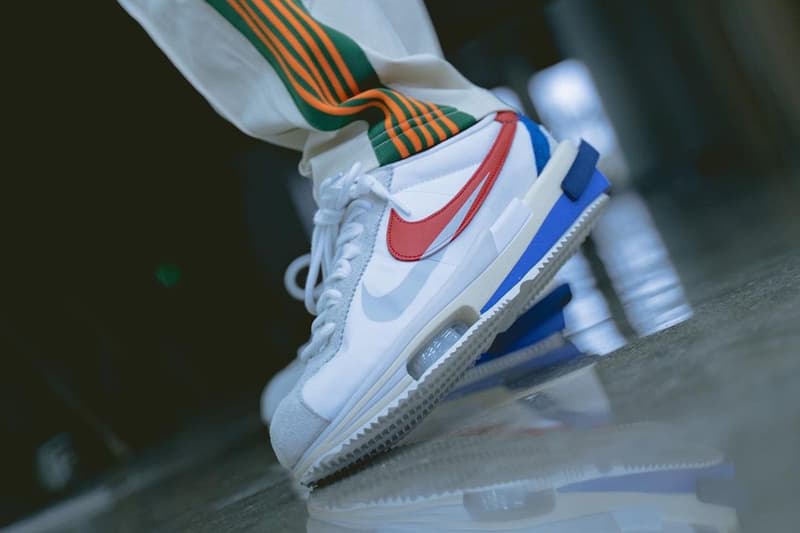 sacai x Nike Cortez 联名鞋款上腳图集