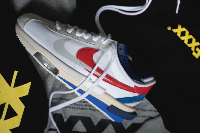 sacai x Nike Cortez 联名鞋款上腳图集