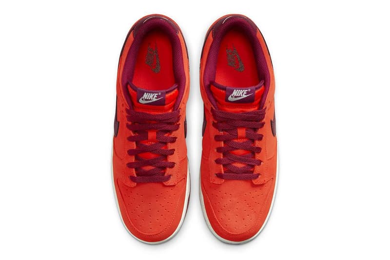 Nike Dunk Low 全新配色「Orange Suede」官方图辑释出