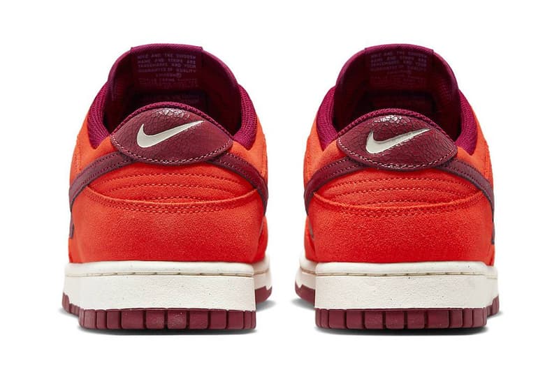 Nike Dunk Low 全新配色「Orange Suede」官方图辑释出