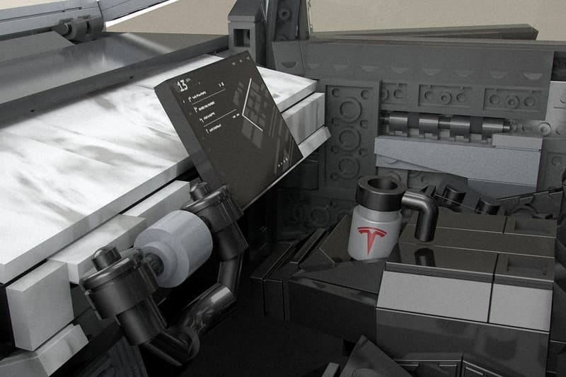 玩具公司 MEGA 打造迷你版 Tesla Cybertruck 積木模型