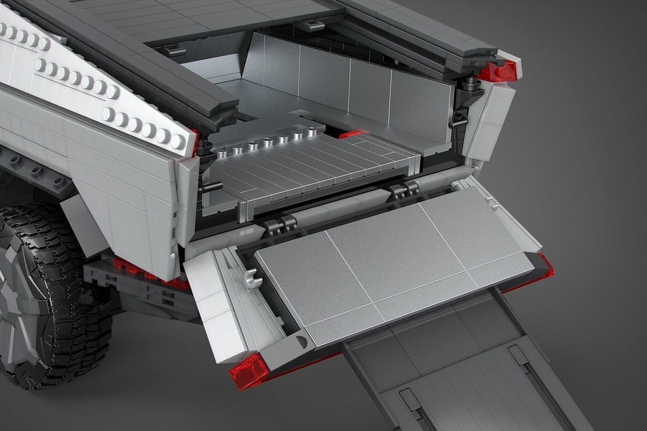 玩具公司 MEGA 打造迷你版 Tesla Cybertruck 積木模型