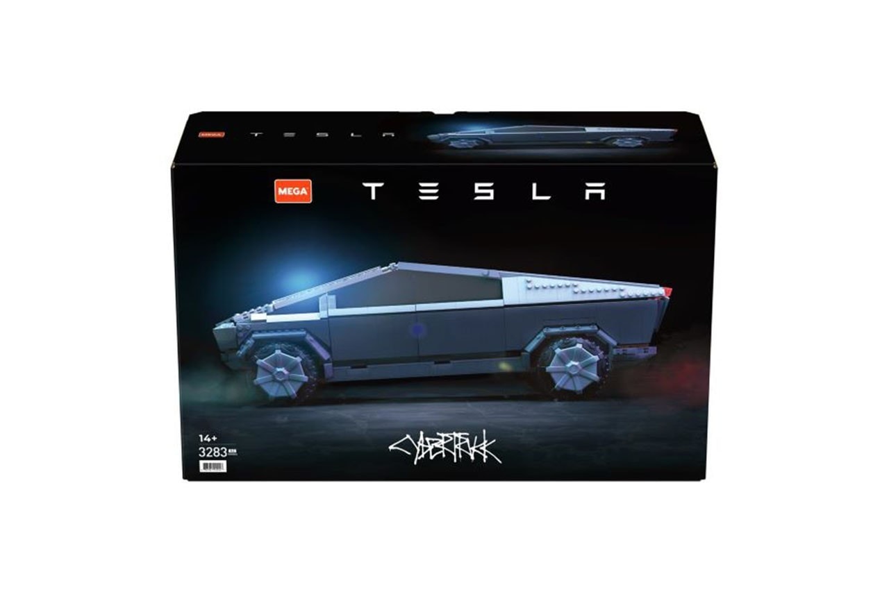 玩具公司 MEGA 打造迷你版 Tesla Cybertruck 積木模型