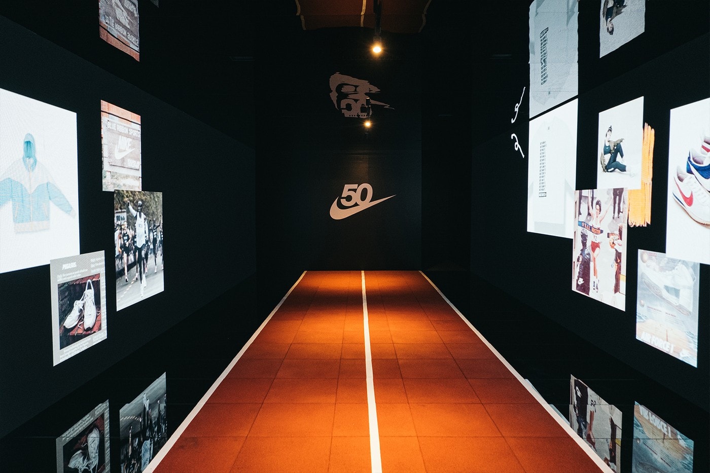 走进 Nike 50 周年展览香港站现场