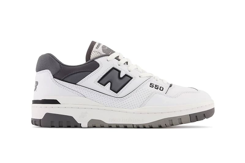 New Balance 550 最新配色「White/Grey」正式登場