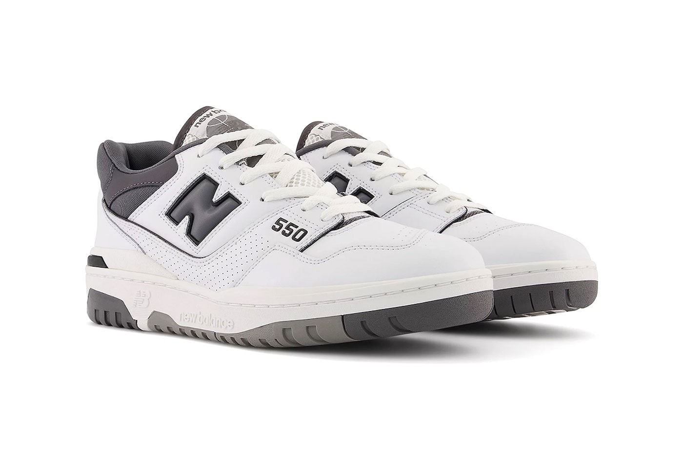 New Balance 550 最新配色「White/Grey」正式登場