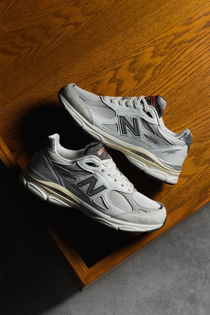 独家近赏 New Balance 990v3 全新配色「Sea Salt」