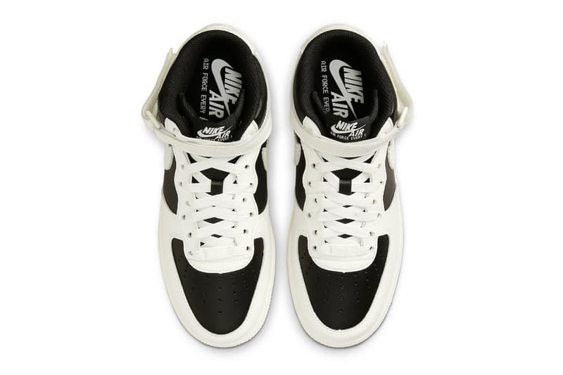 Nike Air Force 1 Mid 全新配色「Reverse Panda」官方图释出