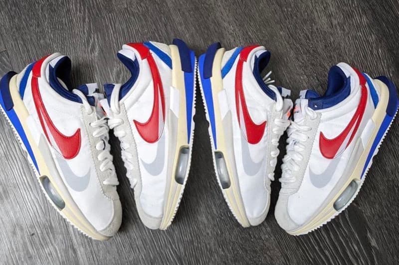 sacai x Nike Cortez 最新聯乘鞋款細節圖輯亮相