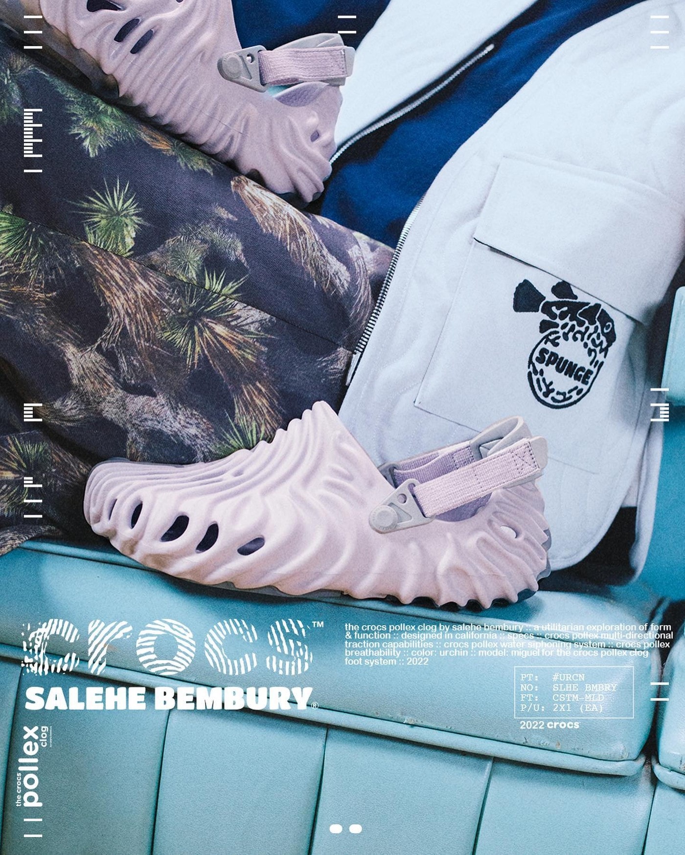 Salehe Bembury x Crocs Pollex Clog 最新聯名配色系列正式登場