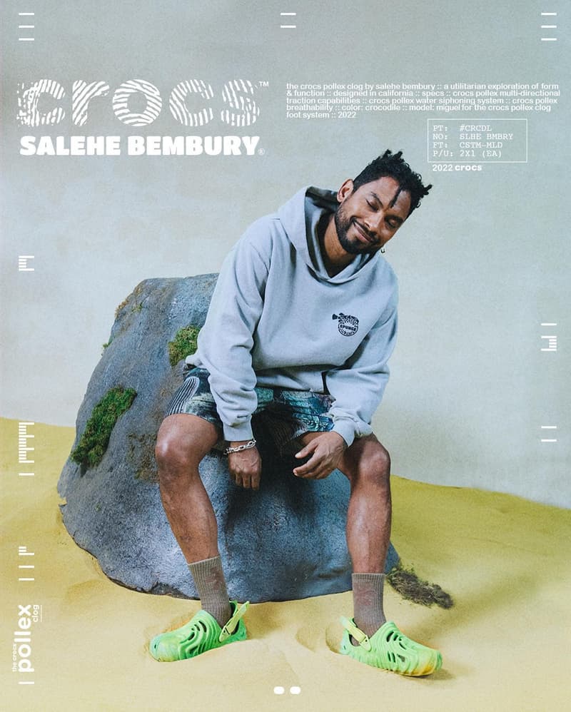 Salehe Bembury x Crocs Pollex Clog 最新聯名配色系列正式登場