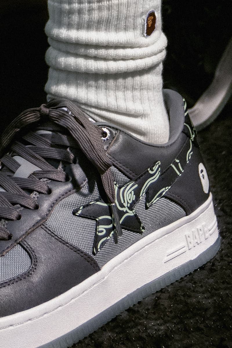 BAPE STA™ 全新「TEXT CODE CAMO」鞋款登场