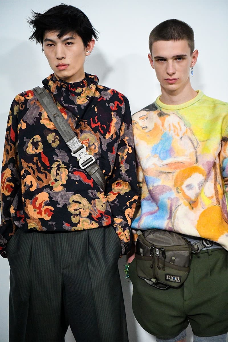 走进  Kim Jones 执掌 Dior 2023 夏季男装系列秀场后台