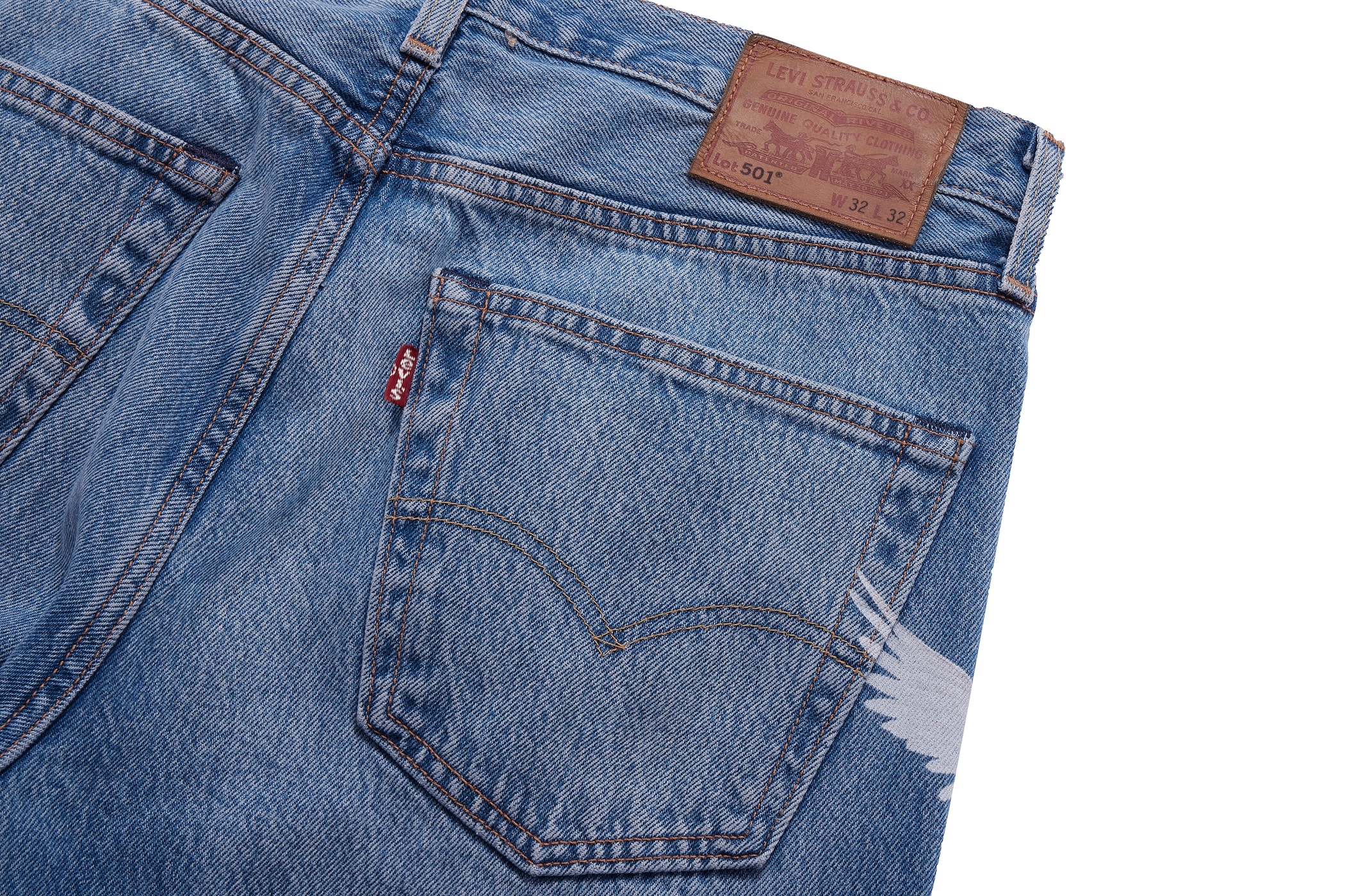 Levi's 携手 GOODBAI 打造特别定制款 501 牛仔裤