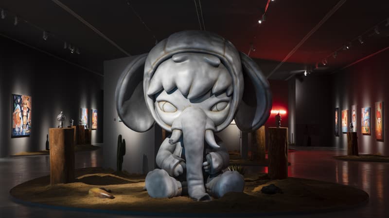 走进 Lang：房间里的大象「Elephant in the room」个展