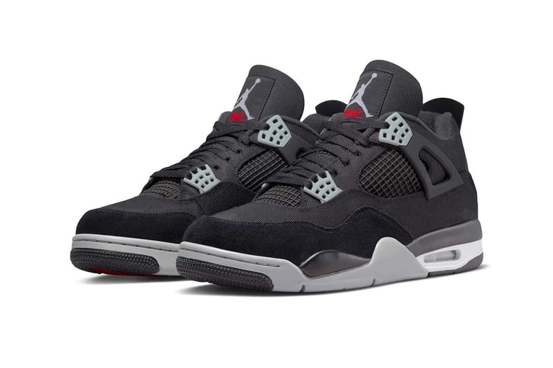 Air Jordan 4 最新配色「Black Canvas」官方圖释出