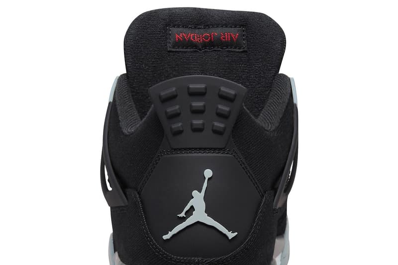 Air Jordan 4 最新配色「Black Canvas」官方圖释出